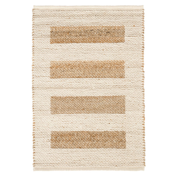 Dash and Albert Rugs Milo Ivory Handwoven Jute/Cotton Rug & Reviews Perigold